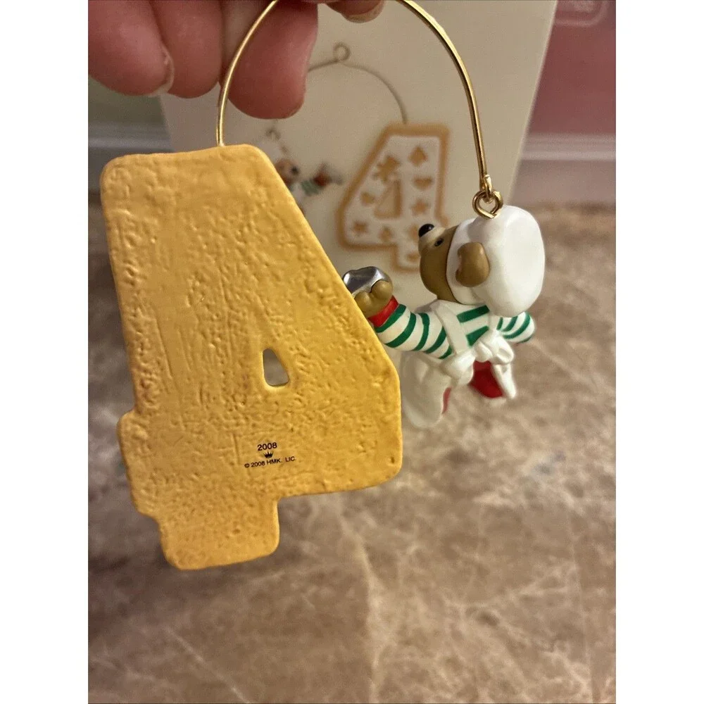 Hallmark Keepsake Ornament 2008 My Fourth Christmas Childs Age Collection & Box